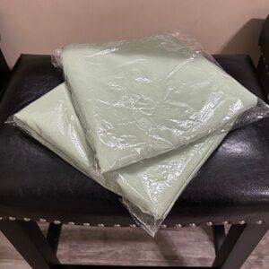 Sage Green Draping Sheers